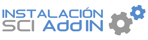 Instalación SCI Add-In